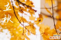 2024年立秋几月几日 2024立秋这天可以报更吗