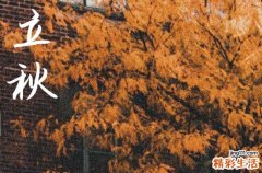 2024年农历几号立秋 2024立秋那天桥梁连接好不好