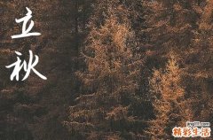 2024年立秋是多少号 2024年立秋立牌匾行吗