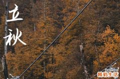 2024立秋是哪一天 2024年立秋脱孝好不好