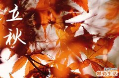 2024年立秋是星期几 2024年立秋还愿吉祥吗