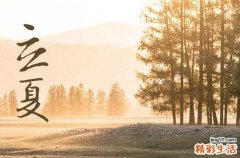 立夏饭五种颜色的寓意 立夏的节气特点