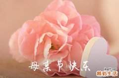 2024年母亲节感人祝福微信母亲节祝福语简短语句
